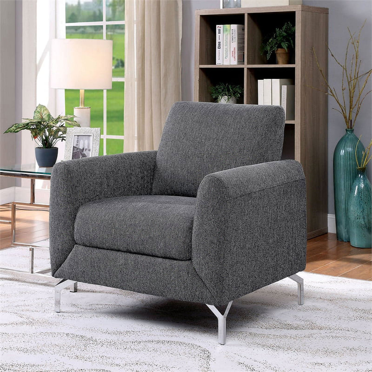 Gray Fabric 3-Piece Sofa Set G935
