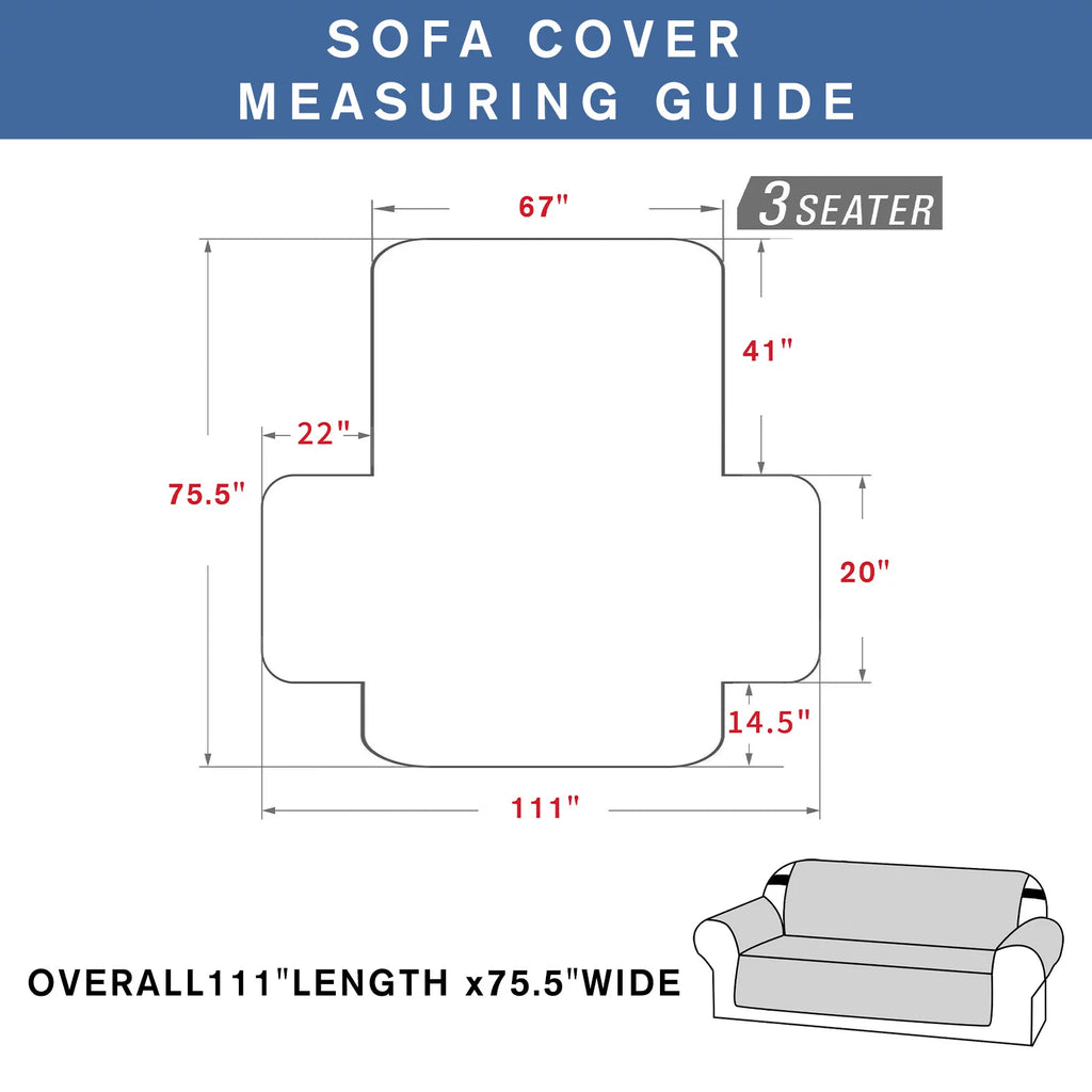 Waterproof Non Slip Machine Washable Sofa Cover D4256