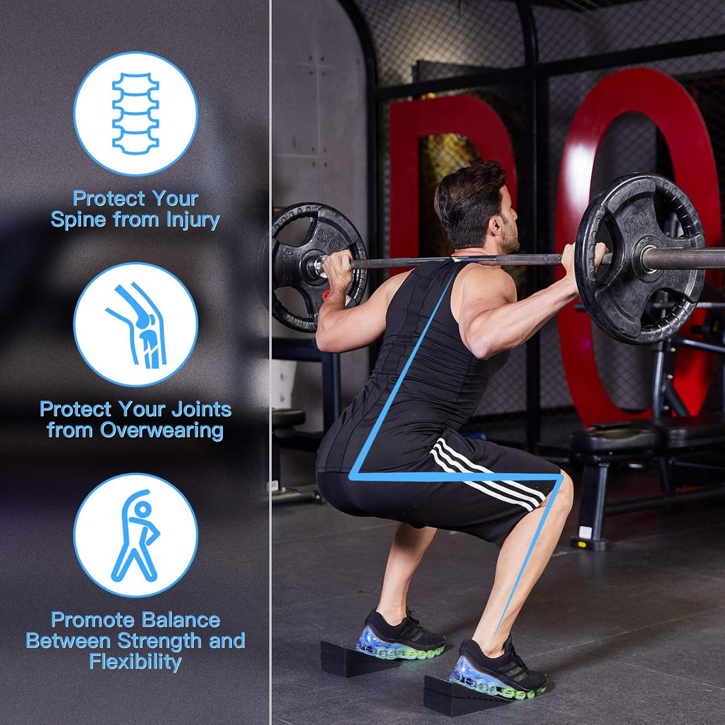 Adjustable Non-Slip Squat Wedge Block (Pair) W3269