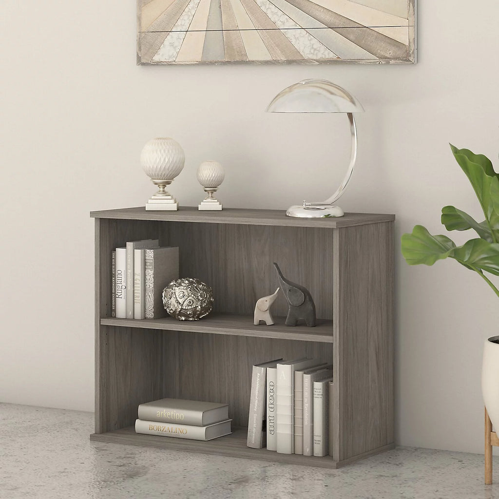 2 Shelf Engineered Wood Bookcase W988042