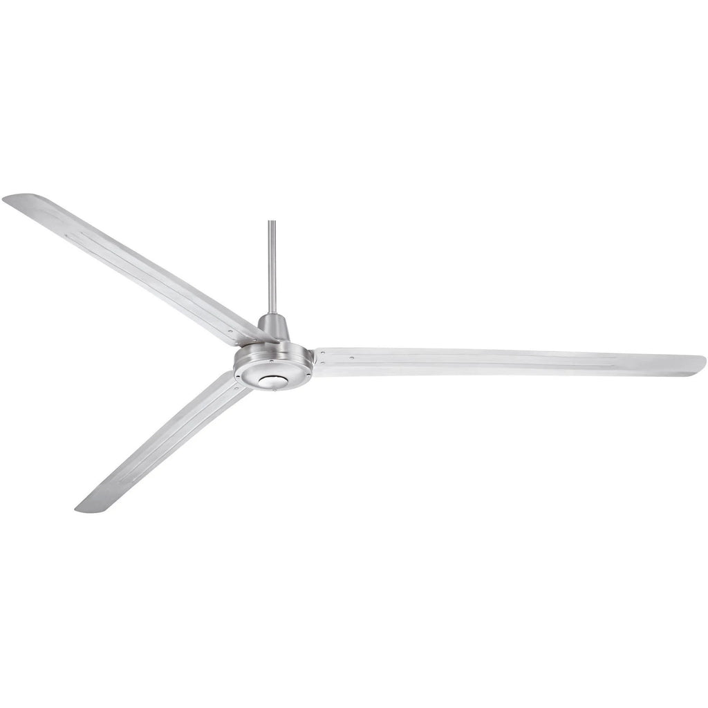 84 inch Brushed Nickel Damp Ceiling Fan D82336