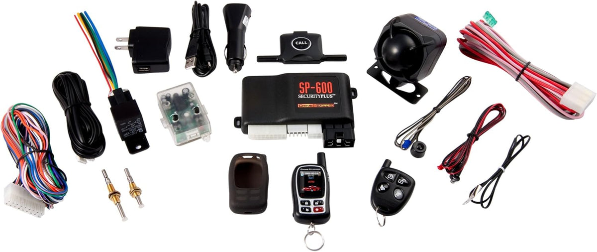 2-Way FM OLED Pager Car Alarm with Remote Start and Keyless Entry G2458
