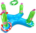 Giant Inflatable Cactus Ring Toss Party Game Toys (4 Rings) Q21743