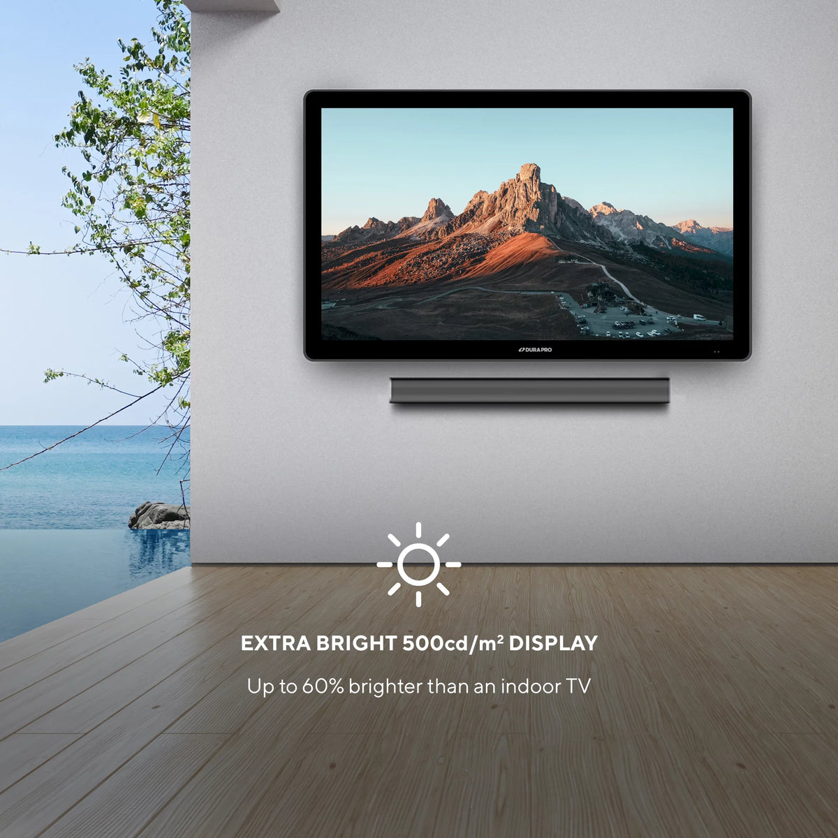 43" Outdoor 4K UHD LED TV with Waterproof Remote M9633