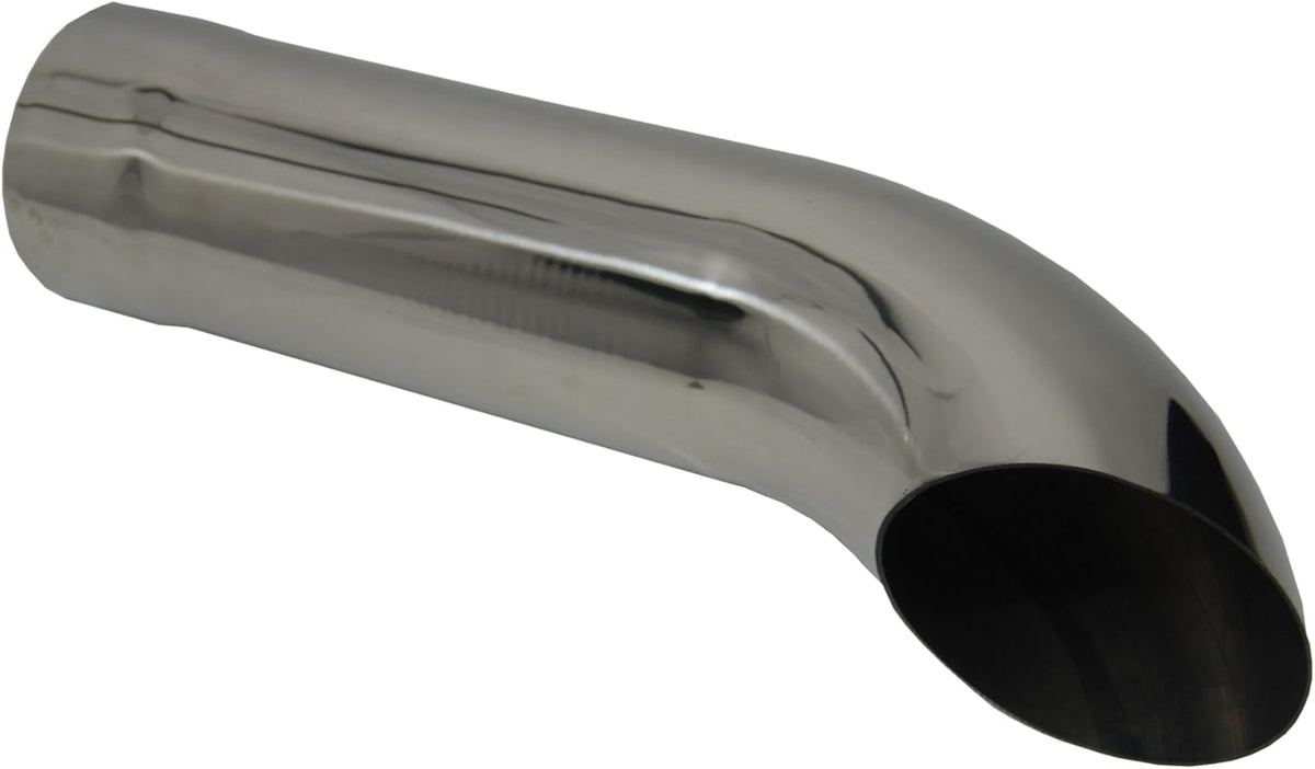 Turn Down Stainless Steel Exhaust Tip Pack of 2 S6608