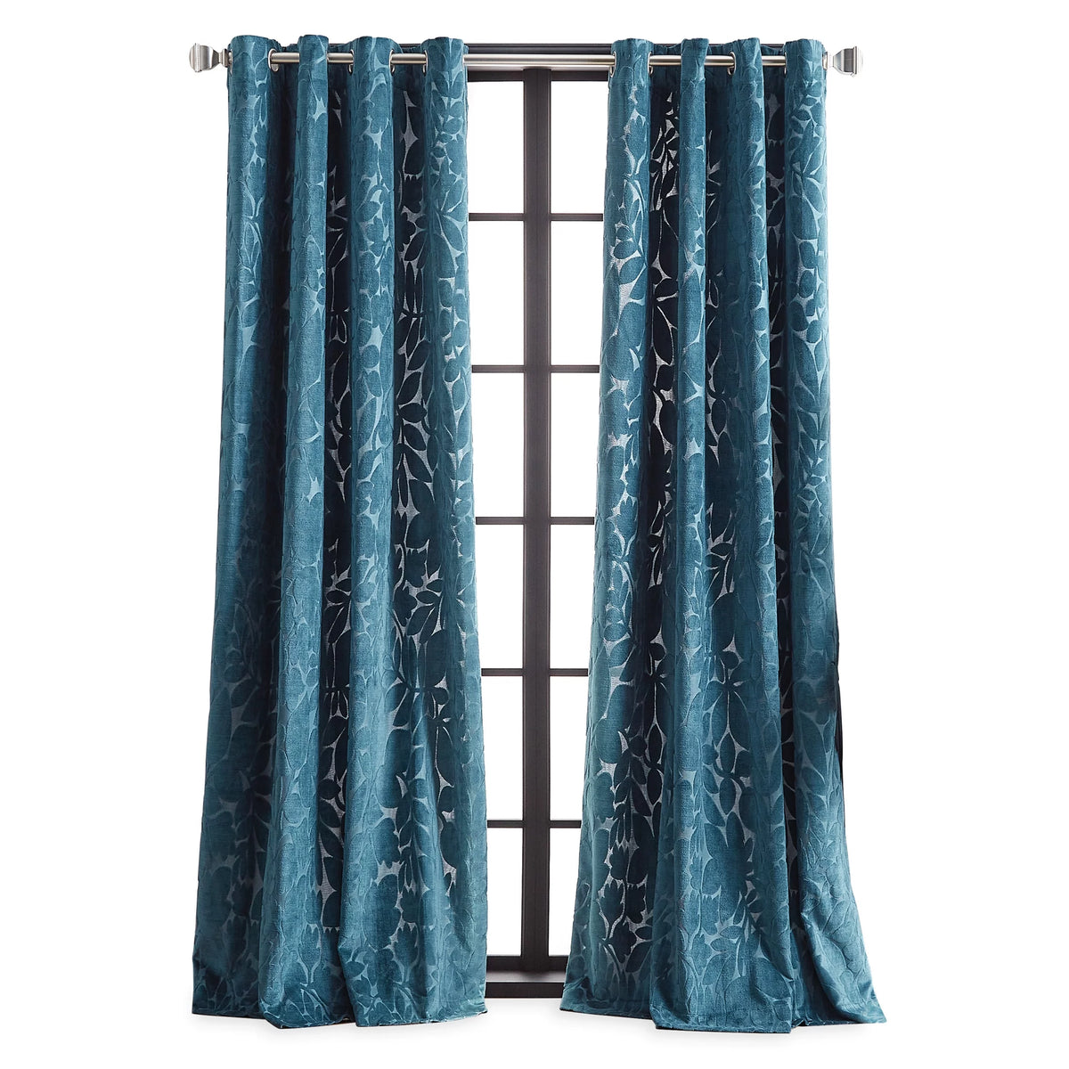 Velvet 2 Piece Light Filtering Curtain Set G569