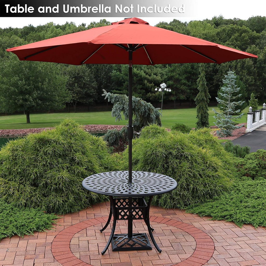 Cast Iron Heavy Duty 17-Inch Square Umbrella Base Stand H7912