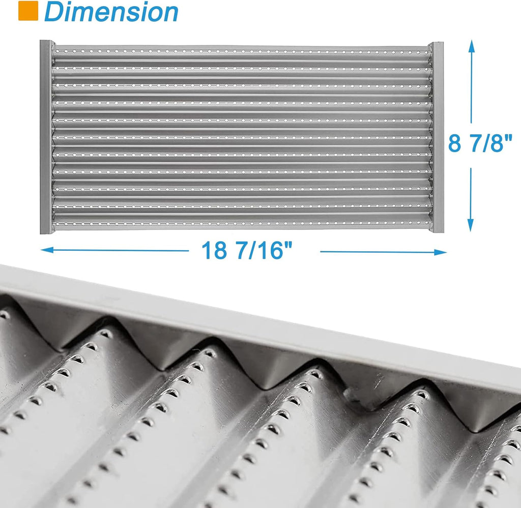18 7/16" Stamped Stainless Steel Cooking Grid Replacement, Pack of 2 Y19310