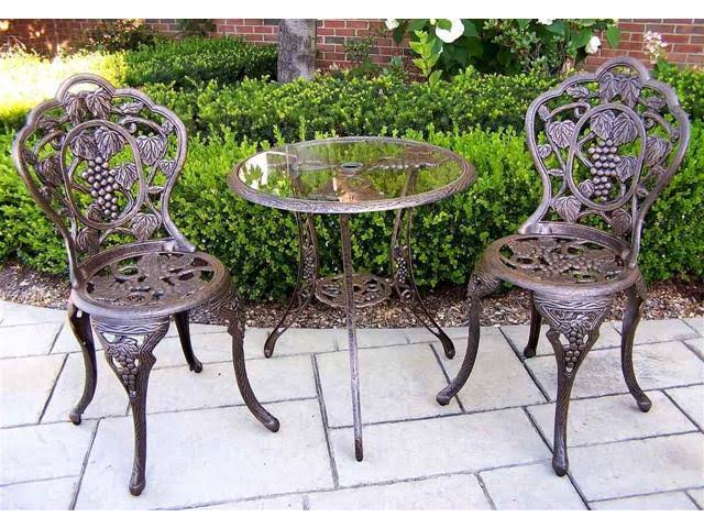 Antique Bronze Bistro Set B856007