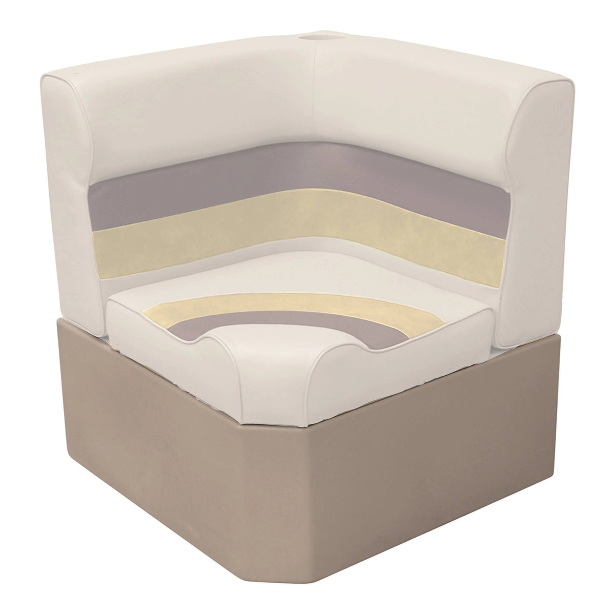 Grey Pontoon Corner Section Radius Seat Base H881