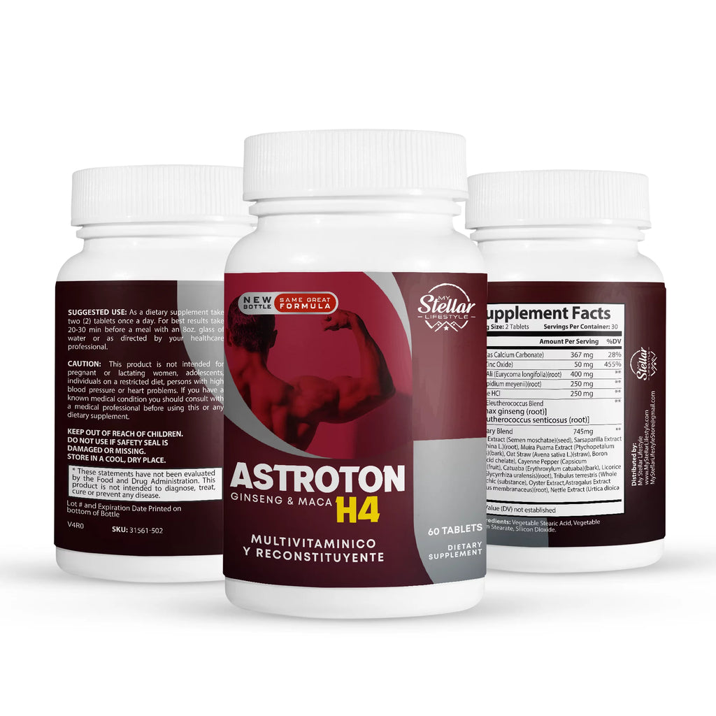 4 Pack Ginseng & Maca Multivitamin Tablets Y278965