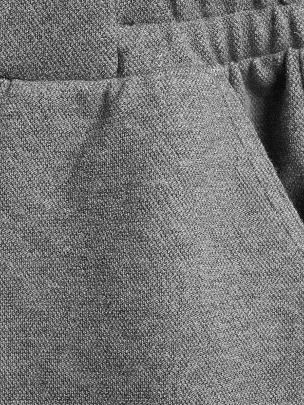 High Rise Drawstring Waist Knit Pants V487723