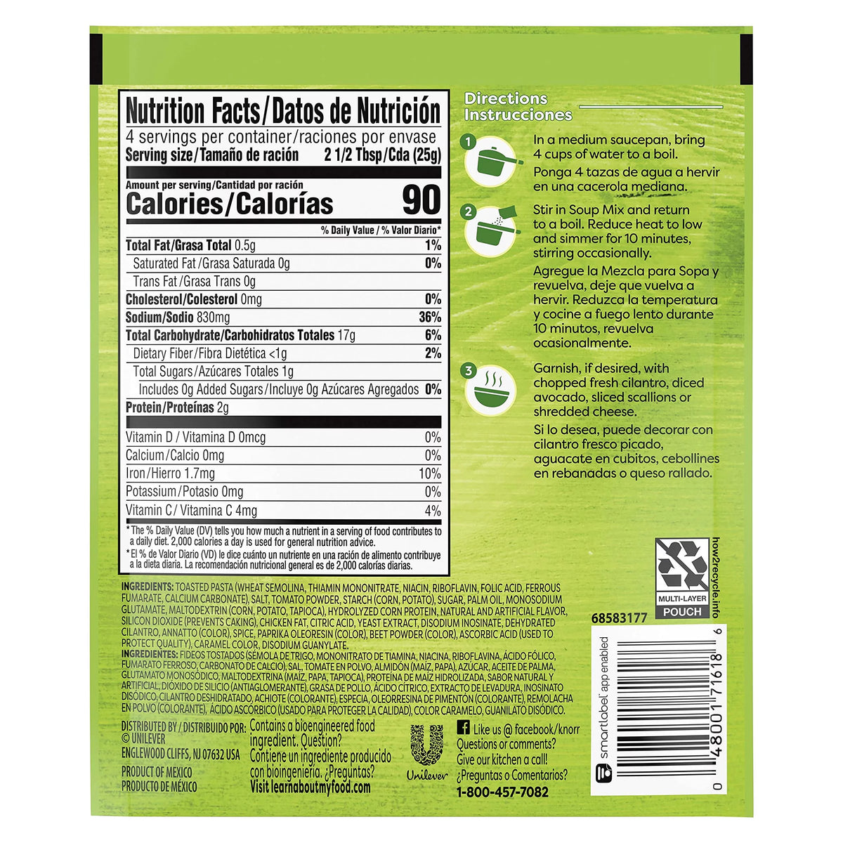 Tomato Alphabet Pasta Soup Mix 3.5 oz Pack of 16 K379202
