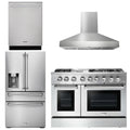48 Gas Burner Electric Oven Range Range Hood Refrigerator Dishwasher Q6492