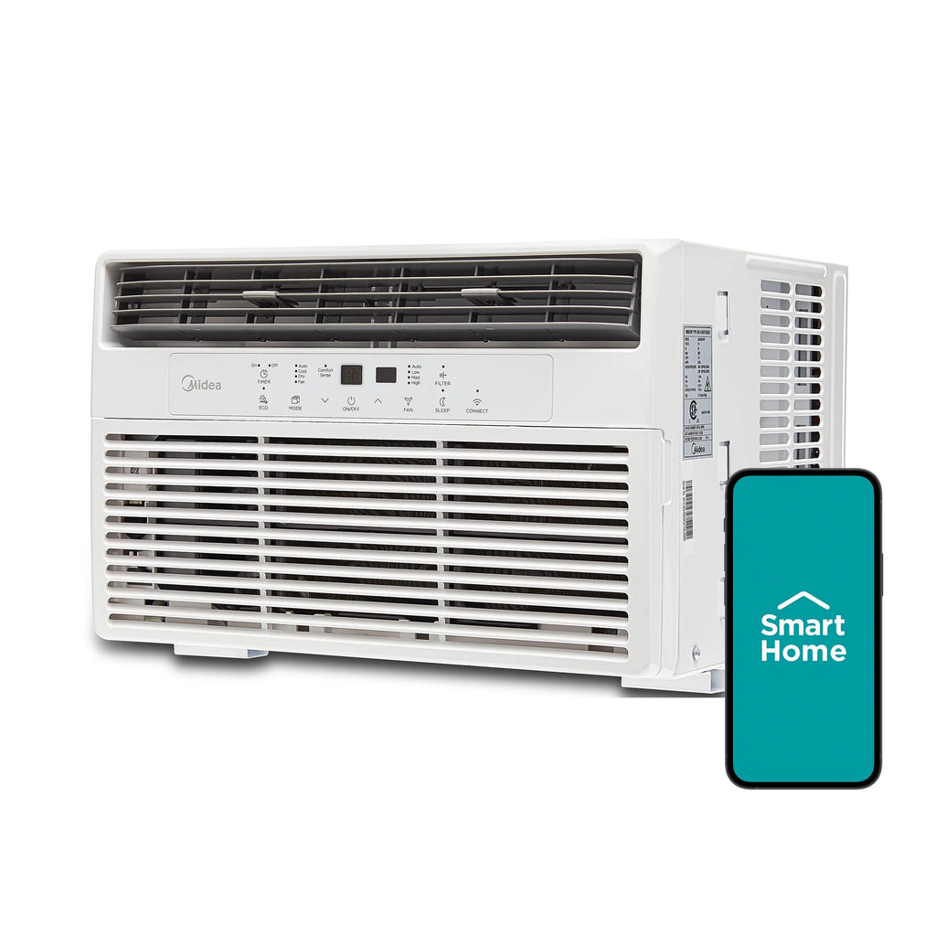8,000 BTU 115V Smart Window Air Conditioner with Remote R300