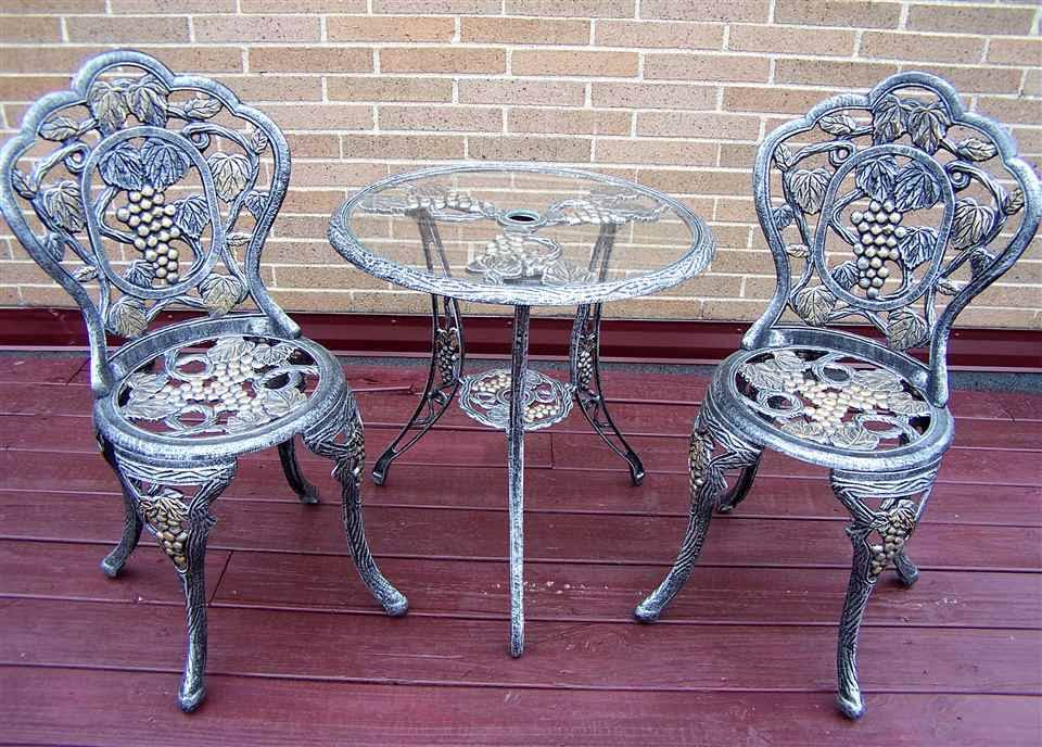 Antique Bronze Bistro Set B856007