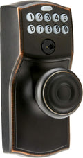 Aged Bronze Keypad Knob with Flex Lock G2799