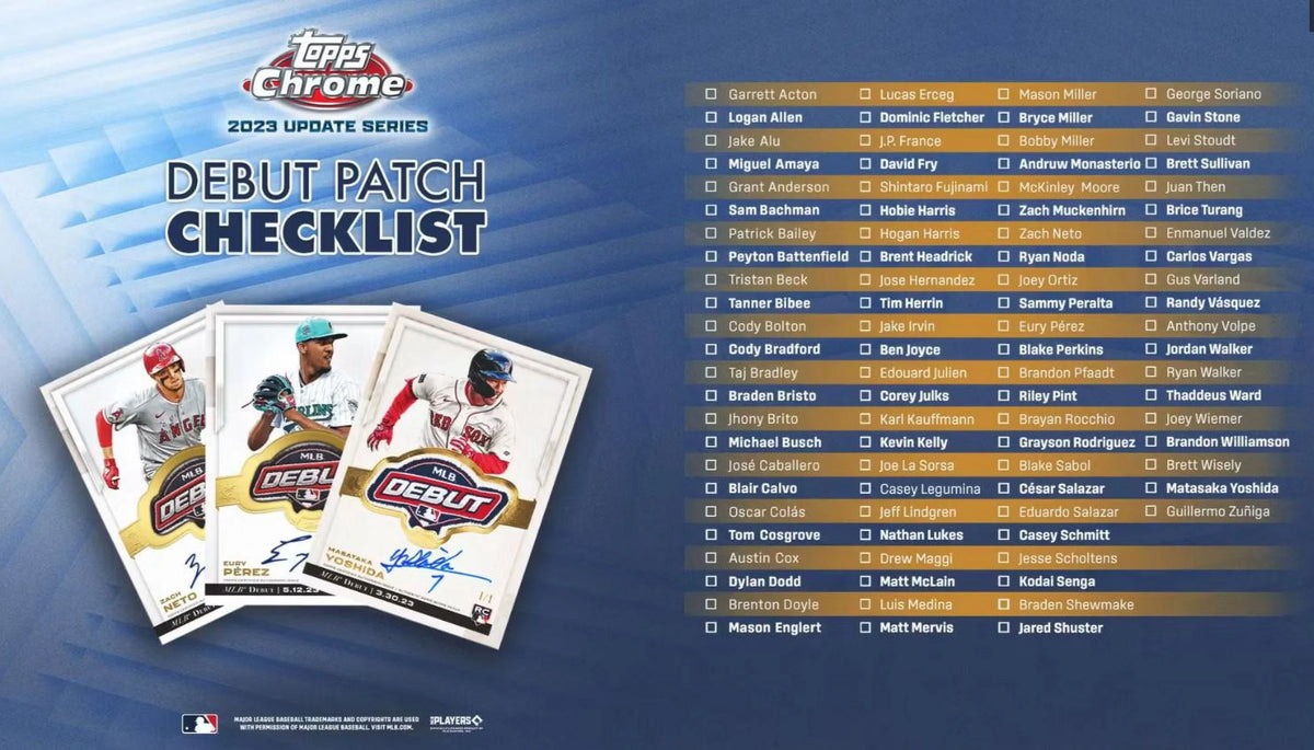 2023 Chrome Update Series Baseball Trading Card Hobby Jumbo Box B32814
