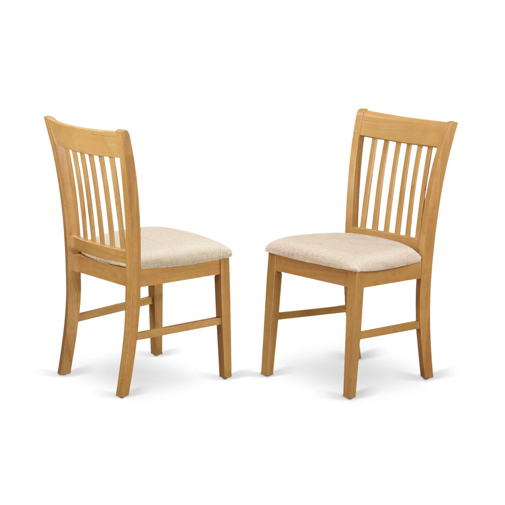 Antique 5-piece Wood Dining Table Set J46696