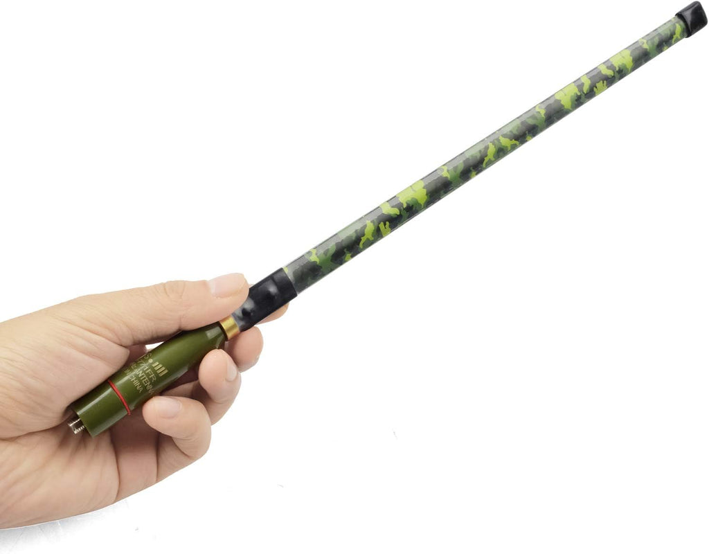 Tactical Foldable Dual Band Antenna, 144/430Mhz UHF VHF 15.3inch SMA-Female Antenna D585862