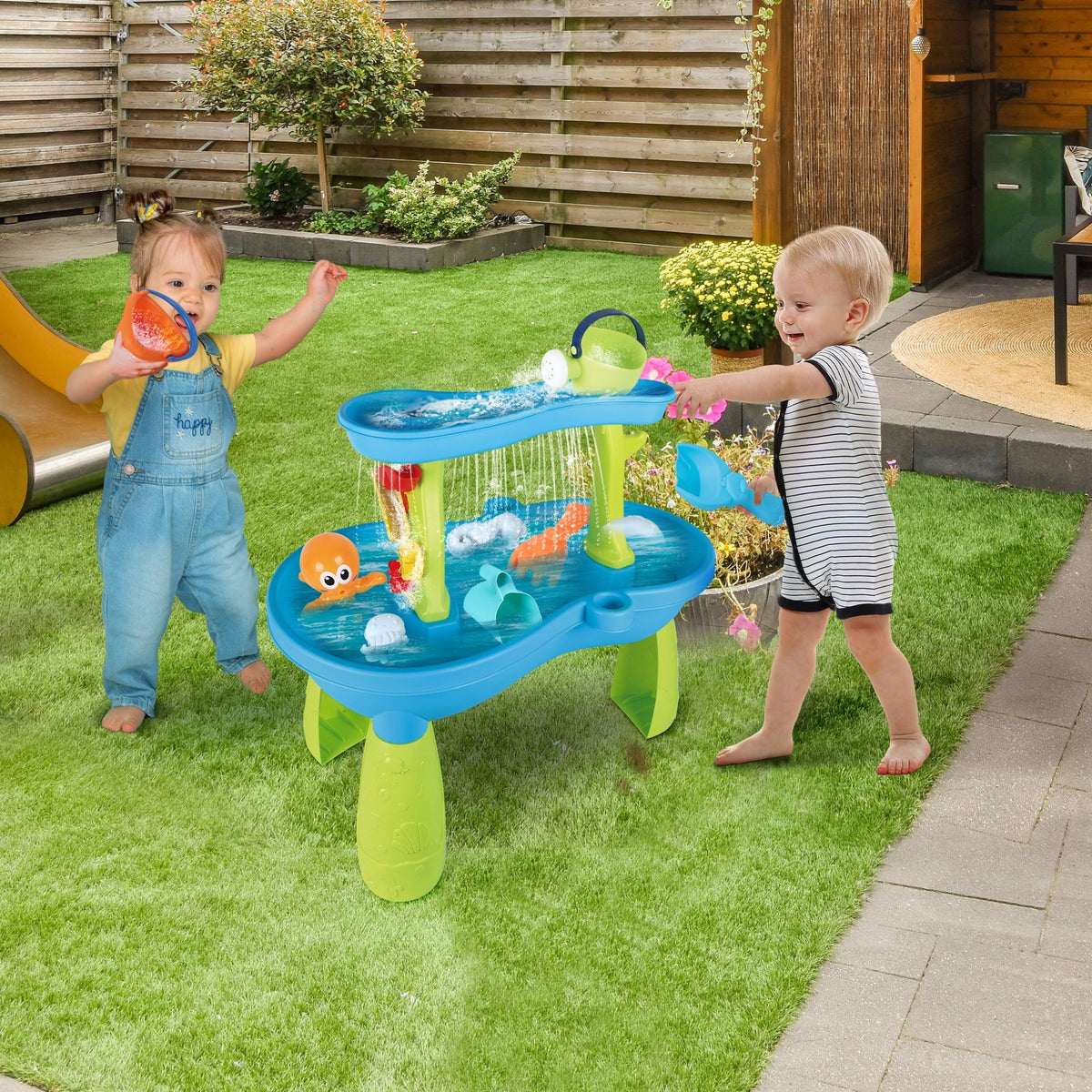 Sand and Water Table with 19PCS Accessory Set B1300
