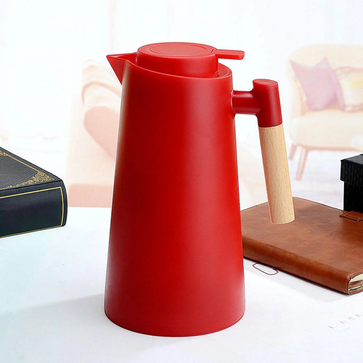 1000ml Glass Liner Thermal Insulation Kettle N7492