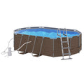 Brown Frame Swimming Pool U81976