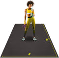Large Exercise Mat 6' x 4' x 7mm Non-Slip Rubber Workout Mat A466929