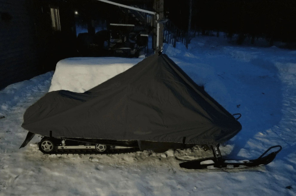 200 Denier All Black Snowmobile Cover O839