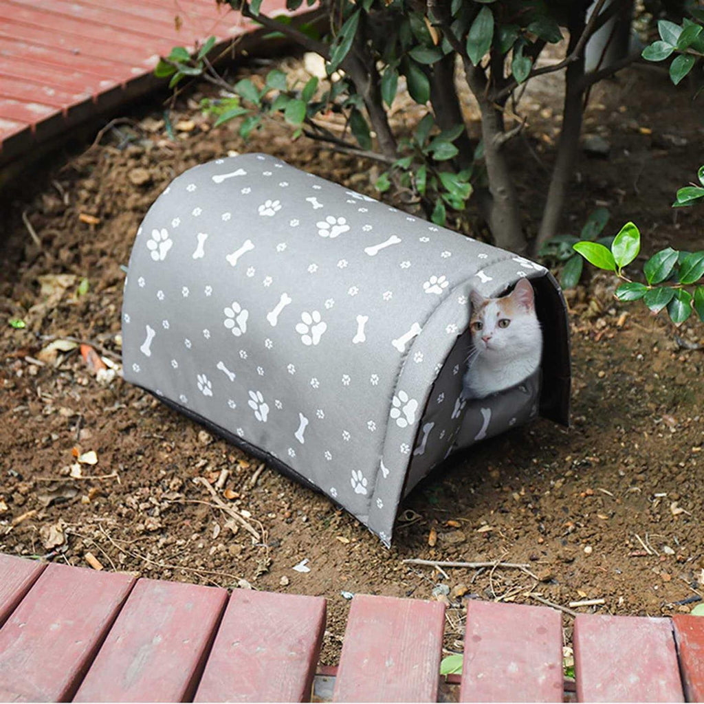 Outdoor Foldable Cotton Filled Cat House P2490