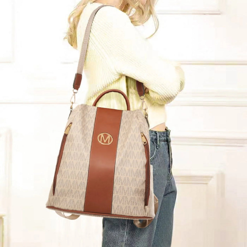 Anti-Theft Travel Backpack and Purse Wallet Set 2pcs P2683