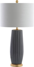 Navy Ceramic LED Lamp J3230