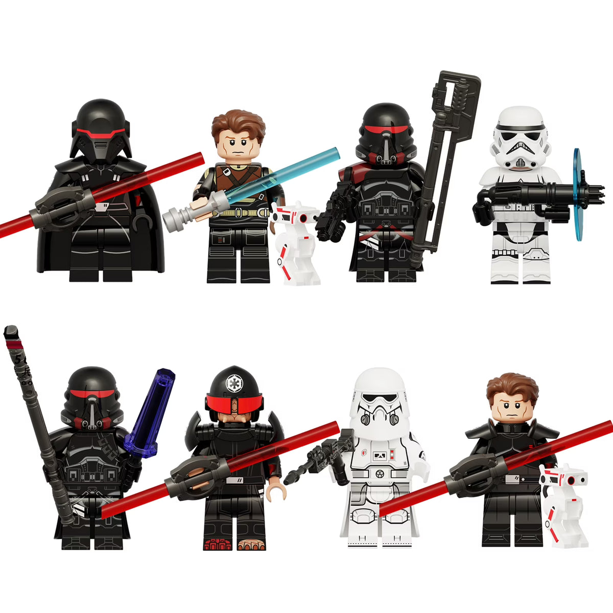 8 Pcs Clone Wars Action Figures Building Blocks Toys Sets A71206