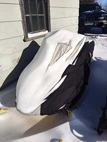 Snowmobile Cover with Built-in Securing Straps and Storage Bag M848
