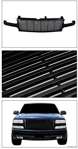 Black Horizontal Front Bumper Grill Grille B61763