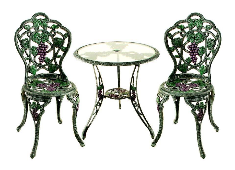 Antique Bronze Bistro Set B856007