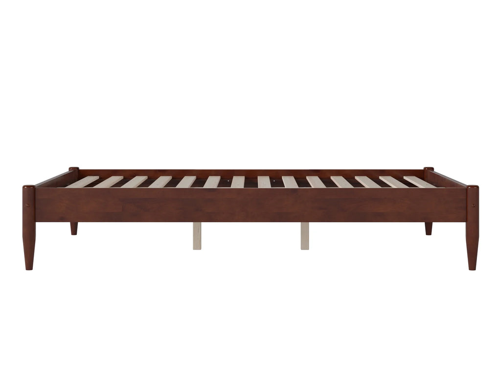 14" Walnut Solid Wood Platform Bed S39661