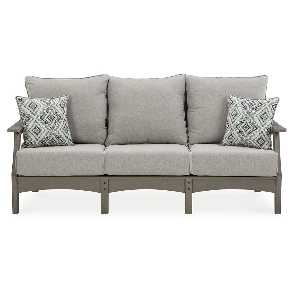 Gray Polyester Fabric Outdoor Sofa H662