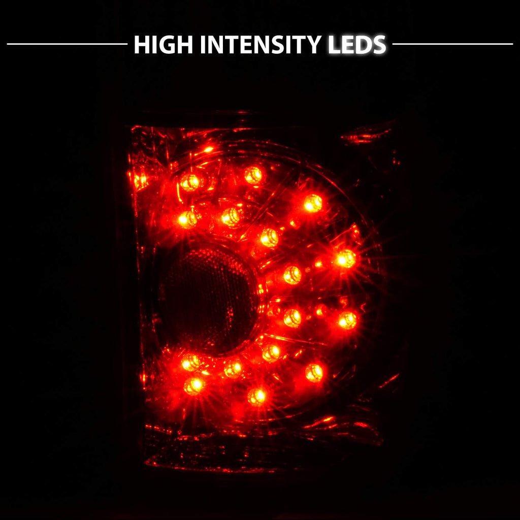 Red LED Replacement Tail Lights Pair R989211