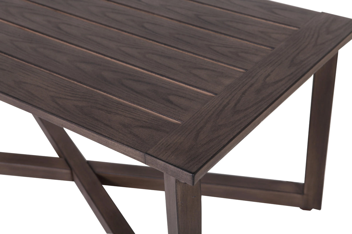 4-Piece Outdoor Conversation Set Brown F91480