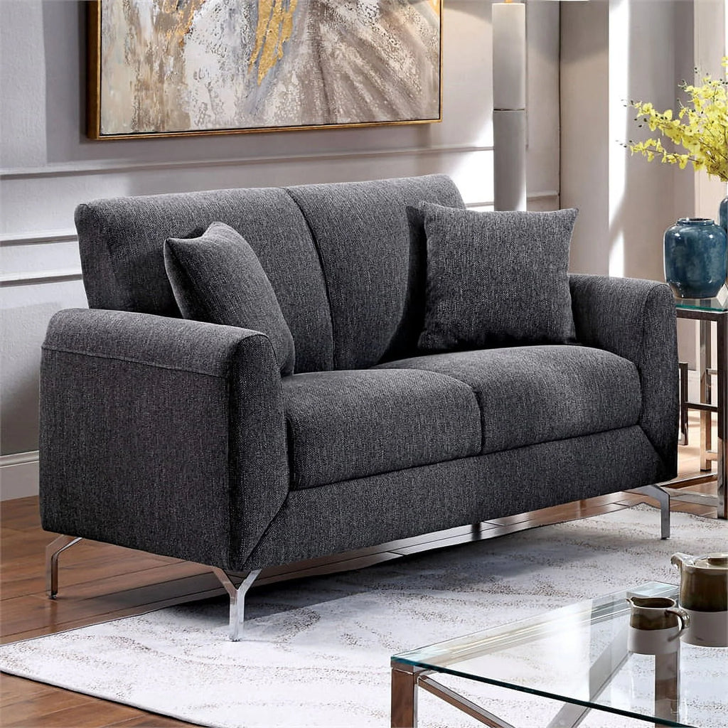 Gray Fabric 3-Piece Sofa Set G935