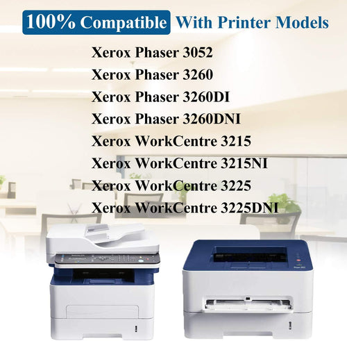 3 Pack Black Compatible Toner Cartridge for Xerox Phaser Printer O265