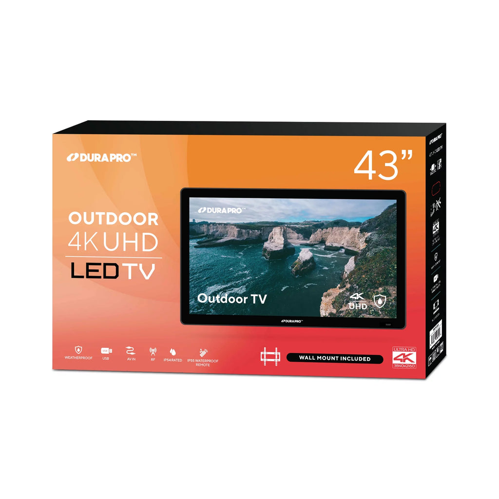43" Outdoor 4K UHD LED TV with Waterproof Remote M9633
