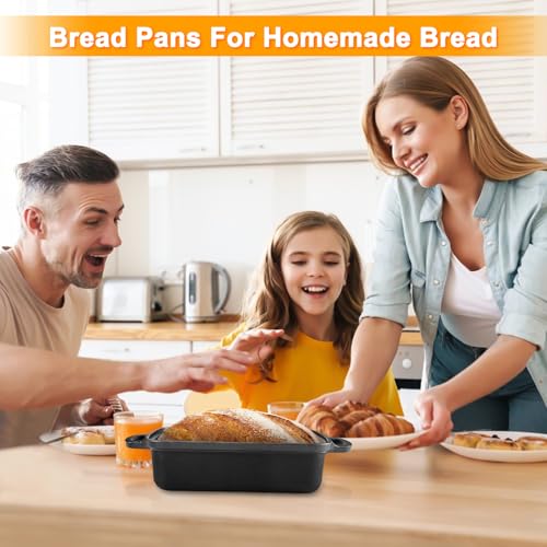 2 in 1 Cast Iron Bread Pan with Lid 9×5 Inch M64776