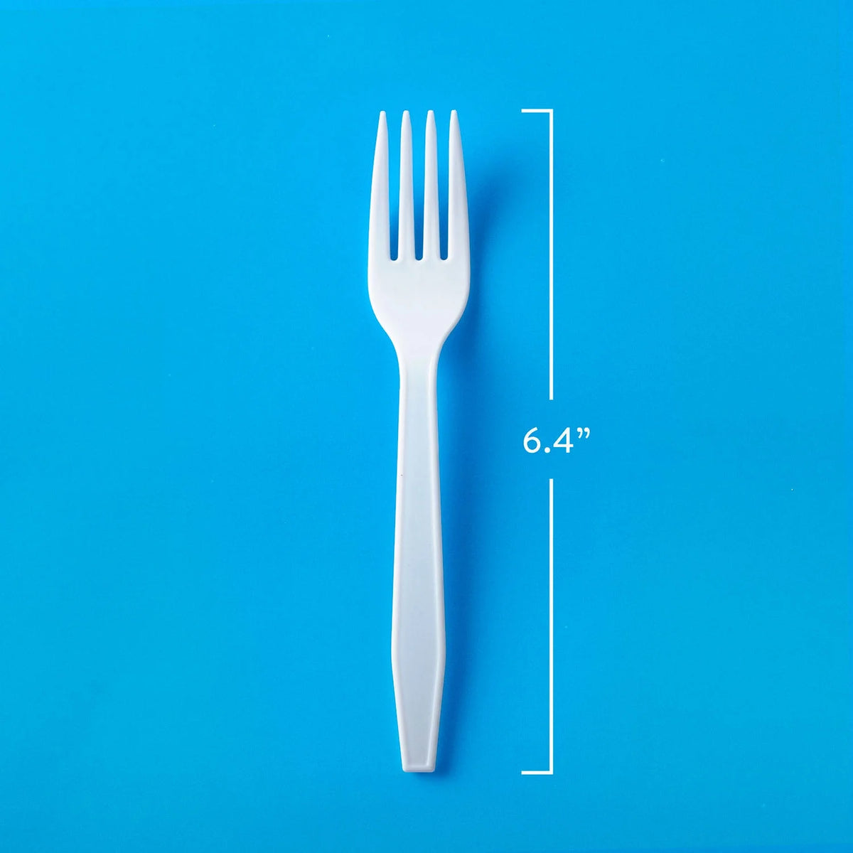 White Plastic Forks, 500 Ct V305
