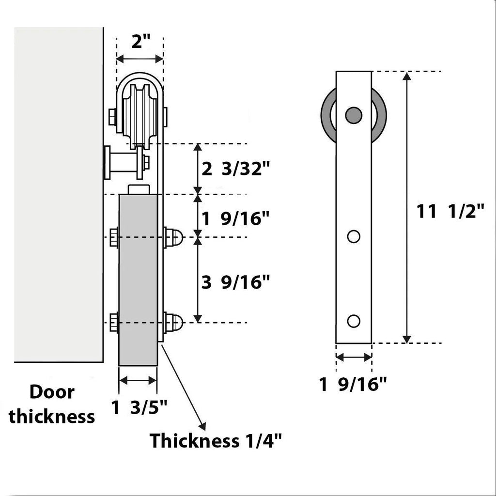 Double Barn Door with Clear Glass 12 lites Matte White X29794