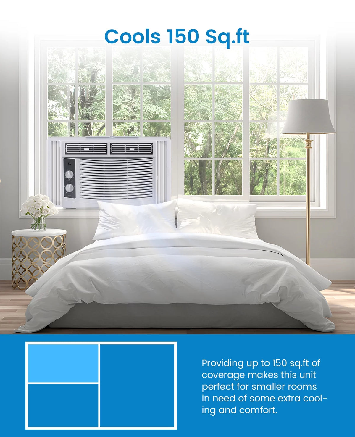 5000 BTU Window Air Conditioner J424052
