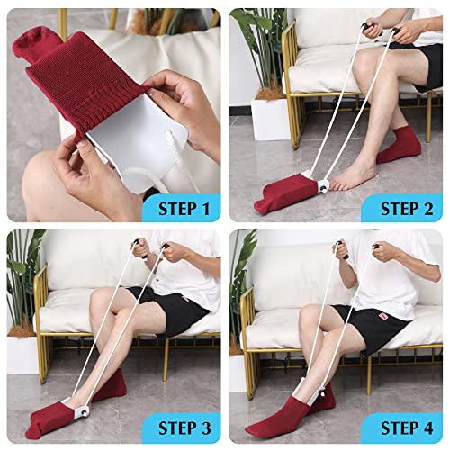Wide Sock Aid with Foam Handles V202
