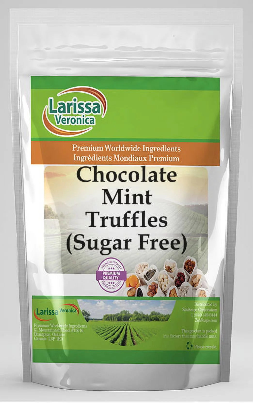 Sugar Free Chocolate Mint Truffles 4 oz 3-Pack C59889