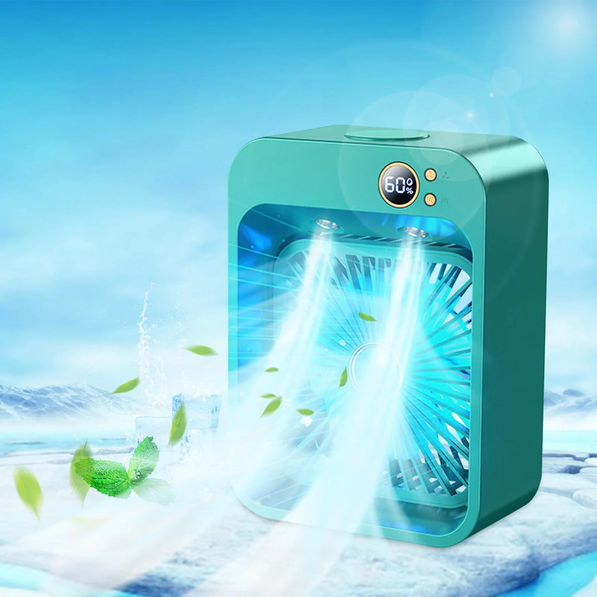 USB Mini Cooler Purification and Humidification Refrigeration Fan N1288